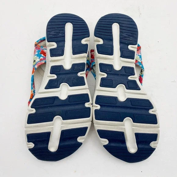 Skechers Arch Fit City Catch Navy Multi Floral Slingback Sandals 119354 Womens 7 - Picture 8 of 8